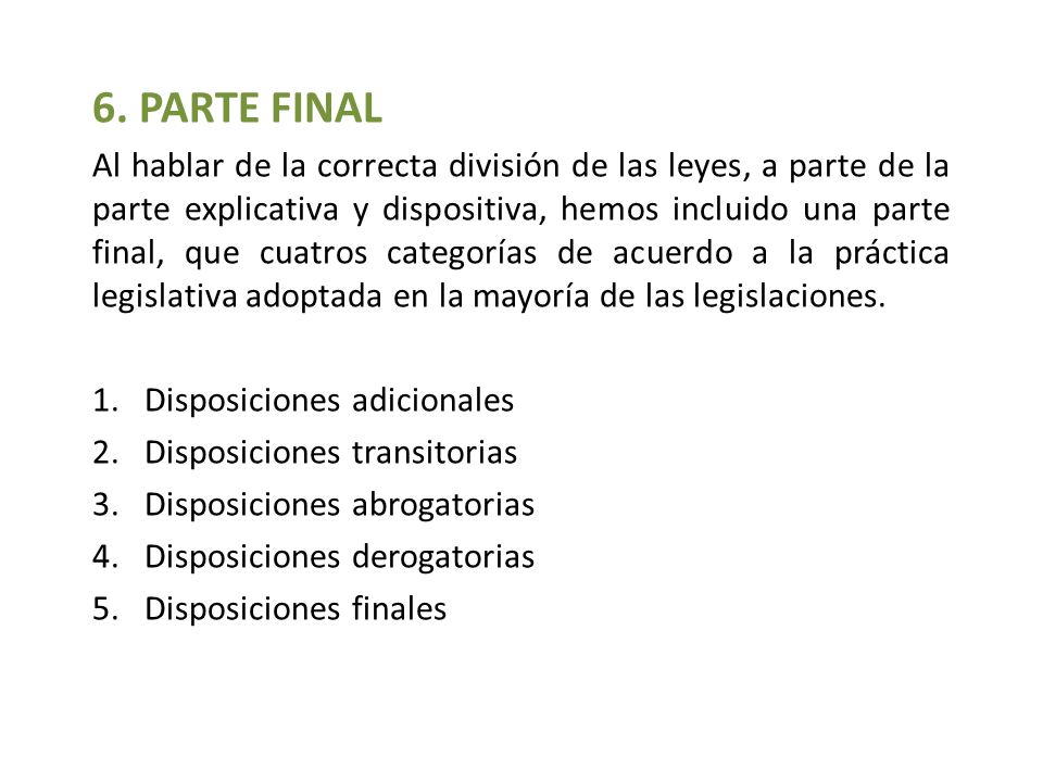 Significado de disposiciones transitorias